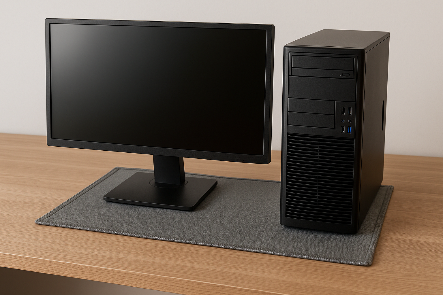 Feuerfeste Unterlage PC Monitor