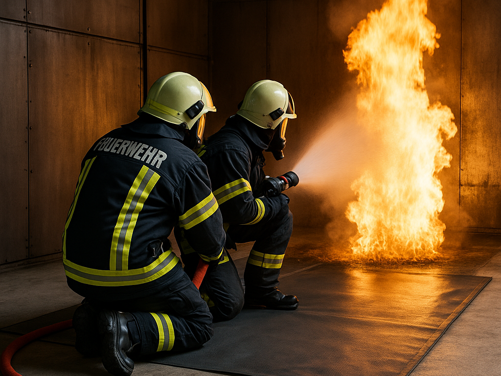 Feuerwehr feuerfeste Unterlagen
