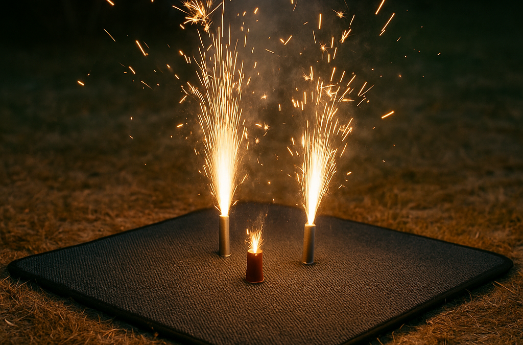 Anwendungen bei Feuerwerken: Schutz vor Funken