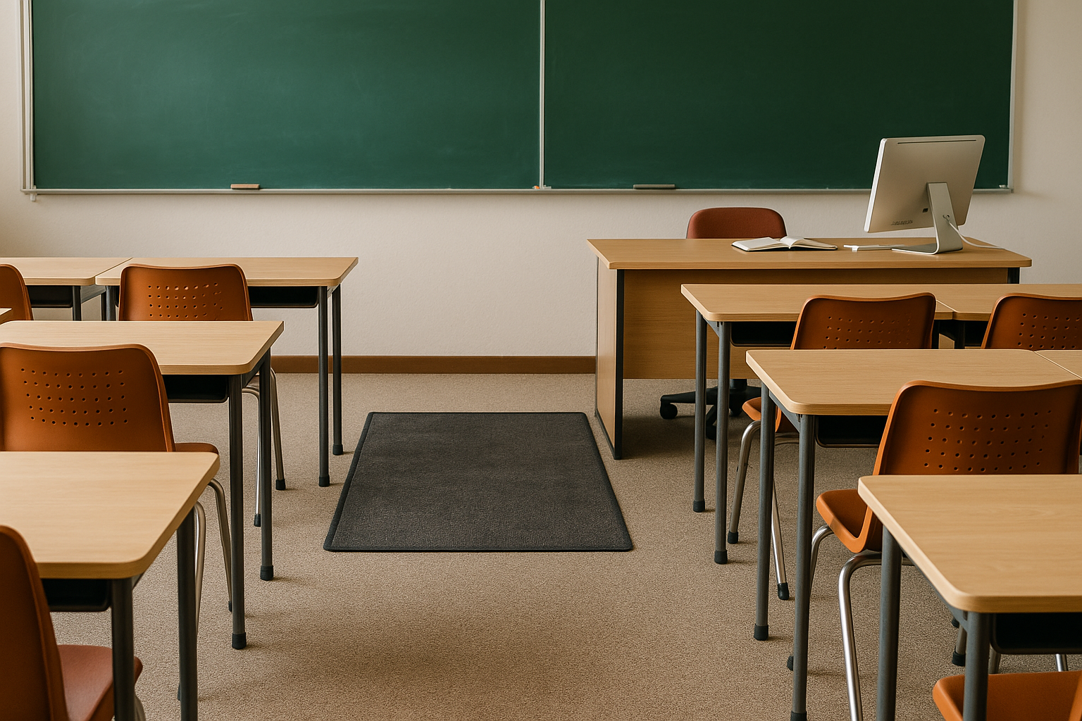 Feuerfeste Unterlagen für Schulen